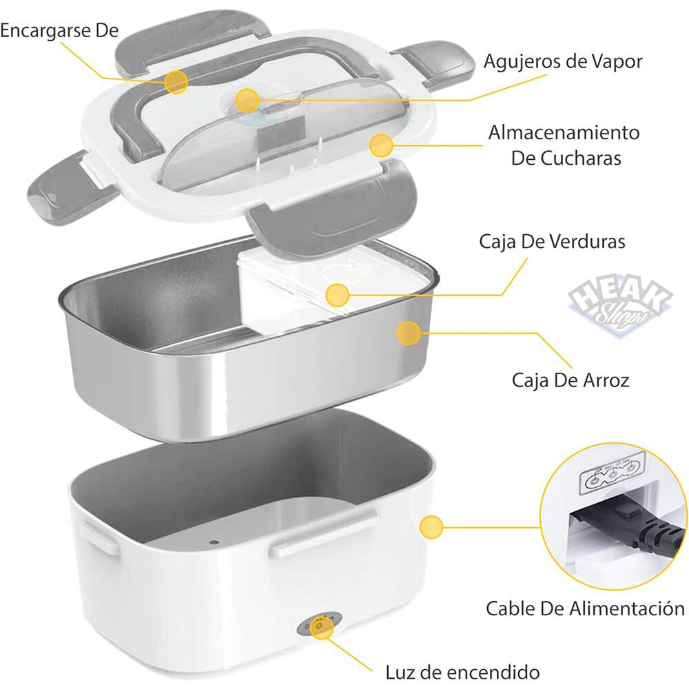 ▪️ FIAMBRERA ELÉCTRICA 2 EN 1 CON RECIPIENTE DE ACERO