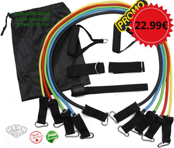 ▪️KIT DE GOMAS ELÁSTICAS DE RESISTENCIA