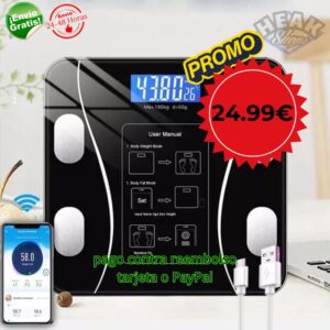 ▪️BÁSCULA BLUETOOTH CON APP