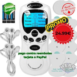 ▪️ELECTROESTIMULADOR DIGITAL PORTATIL