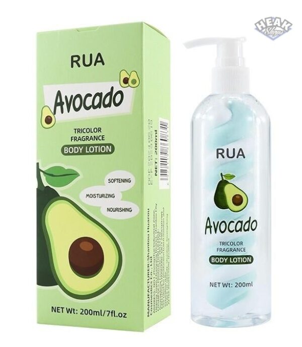 ▪️LOCIÓN CORPORAL NUTRITIVA SUAVIZANTE DE AGUACATE 200ML.