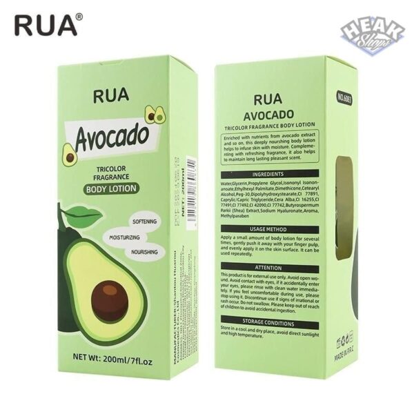 ▪️LOCIÓN CORPORAL NUTRITIVA SUAVIZANTE DE AGUACATE 200ML. - Imagen 2