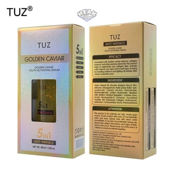 ·SERUM ACTIVADOR DE JUVENTUD ANTIARRUGAS DE CAVIAR DORADO 40ML· - Imagen 3