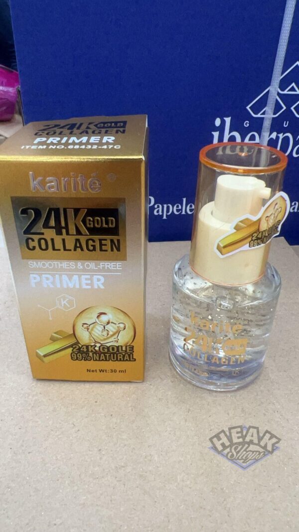 ▪️BASE DE MAQUILLAJE 24K ORO Y COLÁGENO, 30ml - Imagen 2