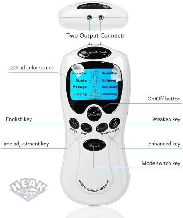 ▪️ELECTROESTIMULADOR DIGITAL PORTATIL - Imagen 6