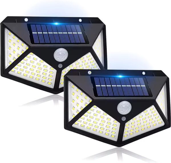 ▪️PACK X 3 UDS FOCO SOLAR DE 100 LEDS - Imagen 3
