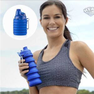 ▪️BOTELLA PLEGABLE DE SILICONA