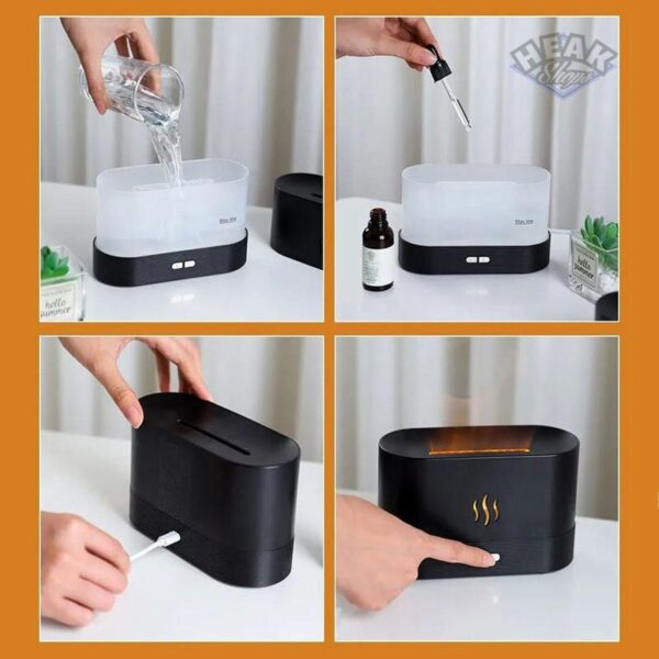 ▪️DIFUSOR DE AROMA CON EFECTO LLAMA - Imagen 3