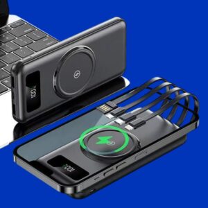 ·BATERÍA PORTATIL CARGA INALÁMBRICA CON CABLES·