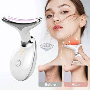 ▪️MASAJEADOR ANTIARRUGAS FACIAL CON 3 MODOS LED
